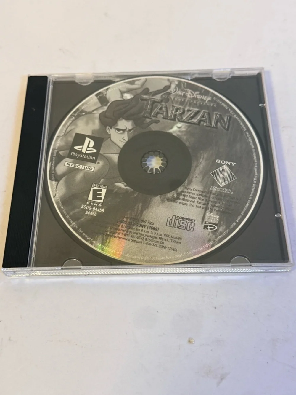 Disney's Tarzan Greatest Hits (PS1 , 1999)- Disc Only